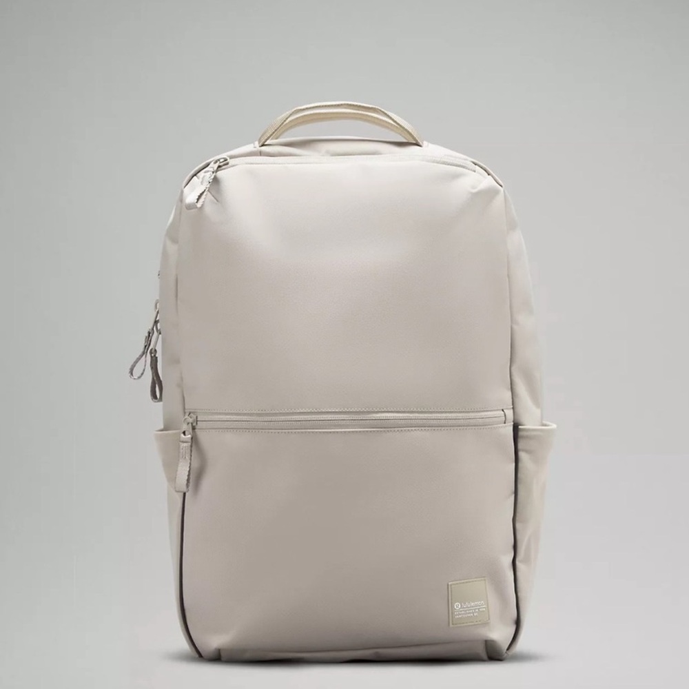Lululemon Athletica Cream Backpack Modern Design